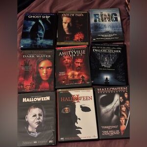 Horror Movie DVD Collection of 9. The ring halloween amityville end of days